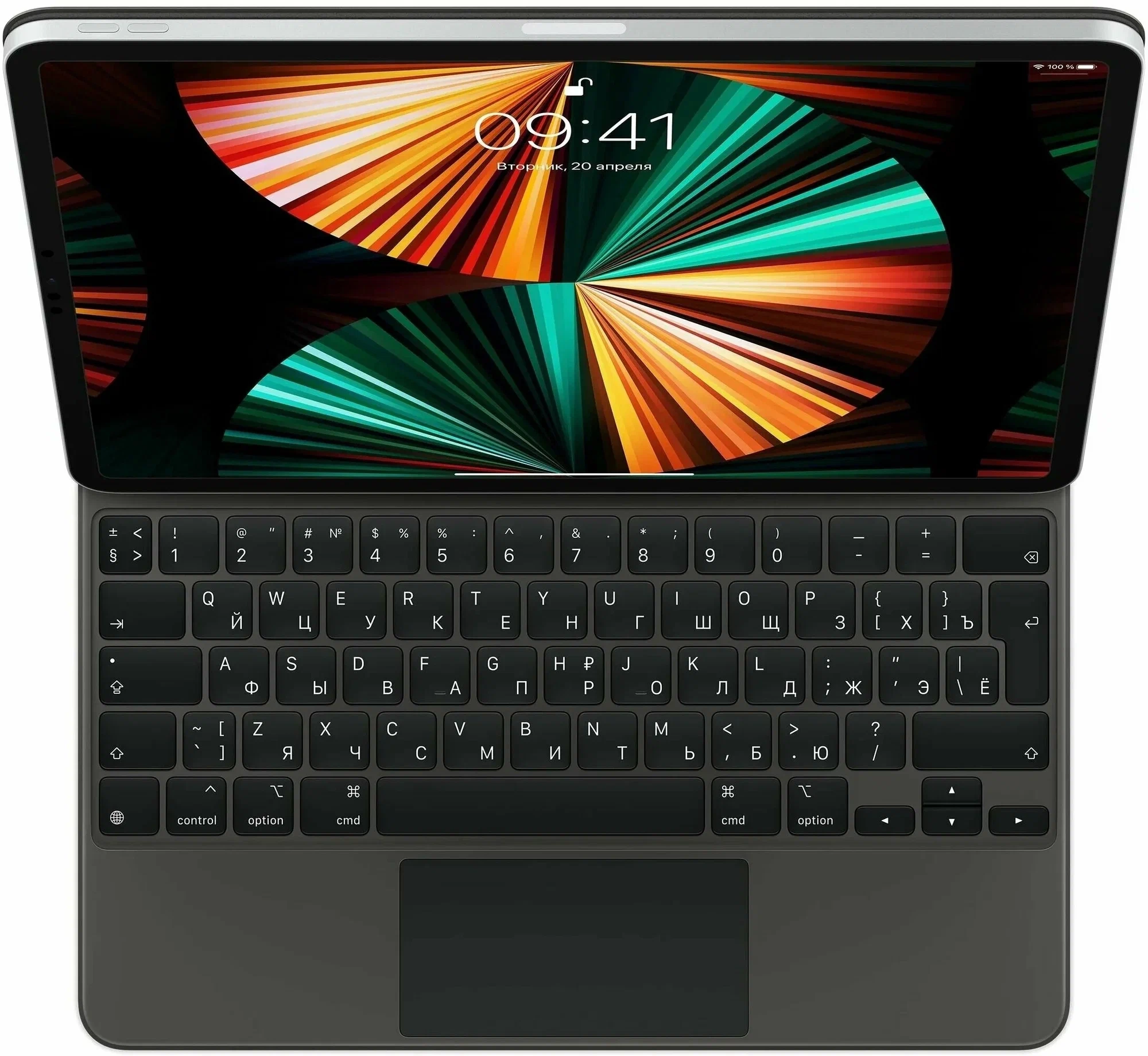 Чехол-клавиатура Apple iPad Magic Keyboard - Black (MXQU2) для