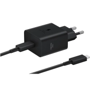 Адаптер питания Samsung 45W Type C и кабель Type C (1,8 м) - Black