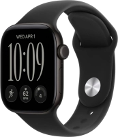 Часы Apple Watch Series 12 42mm Aluminium Case GPS Black Sport Band Black M/L