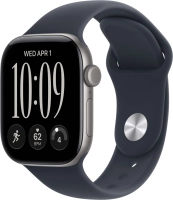 Часы Apple Watch Series 12 46mm Aluminium Case GPS Space Gray Sport Band Navy Blue M/L
