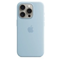 Чехол Apple iPhone 15 Pro Max Silicone Case with MagSafe -  Light Blue