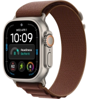 Часы Apple Watch Ultra 4 49mm Titanium Case Natural / Alpine Loop Burgundy L