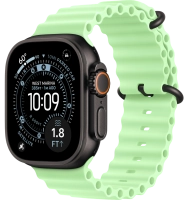Часы Apple Watch Ultra 3 49mm Titanium Case Black Ocean Band Neon Green