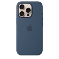 Чехол для iPhone 16 Pro Silicone Case with MagSafe - Denim