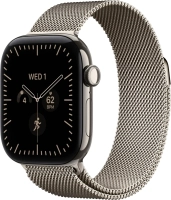 Часы Apple Watch Series 12 46mm Titanium Case Natural Milanese Loop M/L