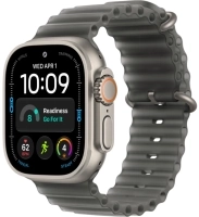 Часы Apple Watch Ultra 4 49mm Titanium Case Natural / Ocean Band Translucent Black