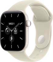 Часы Apple Watch Series 12 46mm Ceramic Case Pearl White Sport Band Sand M/L