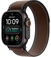 Часы Apple Watch Ultra 4 49mm Titanium Case Black / Trail Loop Dark Umber M/L
