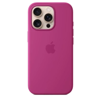 Чехол для iPhone 16 Pro Silicone Case with MagSafe - Fuchsia