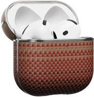 Чехол для AirPods 4 Pitaka Aramid Fiber Case MagSafe - Sunset