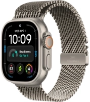 Часы Apple Watch Ultra 4 49mm Titanium Case Natural / Milanese Loop Natural S