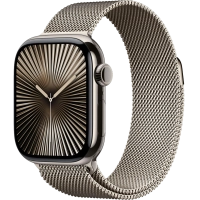 Часы Apple Watch Series 10 46mm Titanium Case Milanese Loop Natural M/L