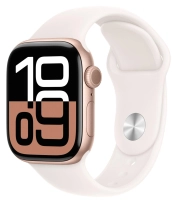 Часы Apple Watch Series 10 42mm Rose Gold Aluminium Case GPS Sport Band Light Blush M/L
