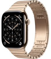 Часы Apple Watch Series 11 42mm Titanium Case Link Bracelet Gold