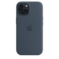 Чехол для iPhone 15 Silicone Case with MagSafe - Storm Blue