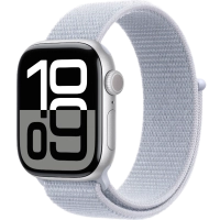Часы Apple Watch Series 10 42mm Silver Aluminium Case GPS Sport Loop Blue Cloud