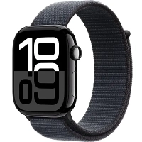 Часы Apple Watch Series 10 42mm Jet Black Aluminium Case GPS Sport Loop Ink