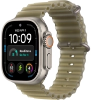 Часы Apple Watch Ultra 4 49mm Titanium Case Natural / Ocean Band Translucent Kelp