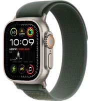 Часы Apple Watch Ultra 2 49mm Black Titanium Case GPS+Cellular Alpine Loop Dark Green M