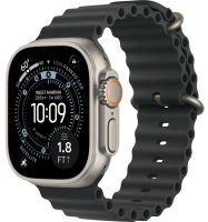 Часы Apple Watch Ultra 3 49mm Titanium Case Natural Ocean Band Black