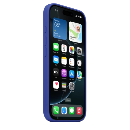 Чехол для iPhone 16 Pro Silicone Case with MagSafe - Ultramarine