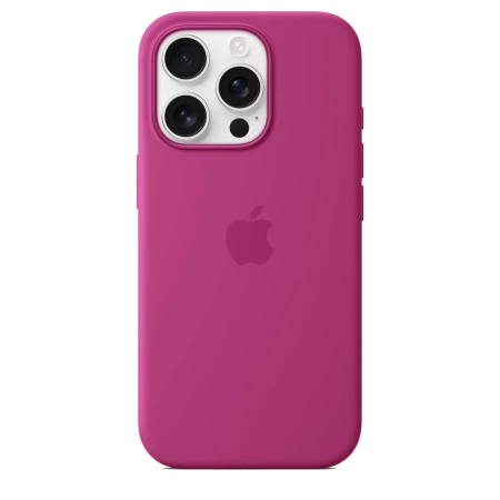 Чехол для iPhone 16 Pro Silicone Case with MagSafe - Fuchsia