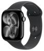 Часы Apple Watch Series 11 42mm Jet Black Aluminium Case GPS Sport Band Black S/M