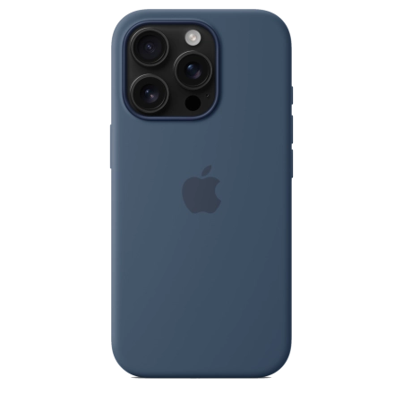 Чехол для iPhone 16 Pro Silicone Case with MagSafe - Denim