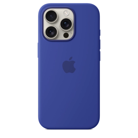 Чехол для iPhone 16 Pro Silicone Case with MagSafe - Ultramarine