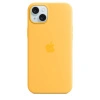 Чехол Apple iPhone 15 Silicone Case with MagSafe - Sunshine