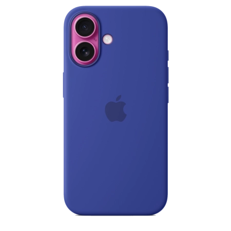 Чехол для iPhone 16 Silicone Case with MagSafe - Ultramarine