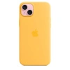 Чехол Apple iPhone 15 Silicone Case with MagSafe - Sunshine