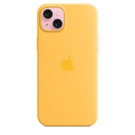 Чехол Apple iPhone 15 Silicone Case with MagSafe - Sunshine