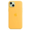 Чехол Apple iPhone 15 Silicone Case with MagSafe - Sunshine