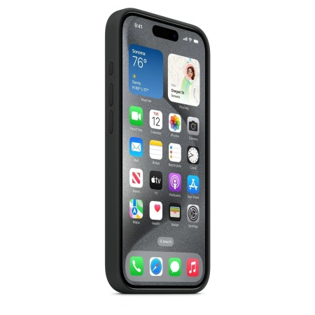 Чехол Apple iPhone 15 Pro Silicone Case with MagSafe -  Black