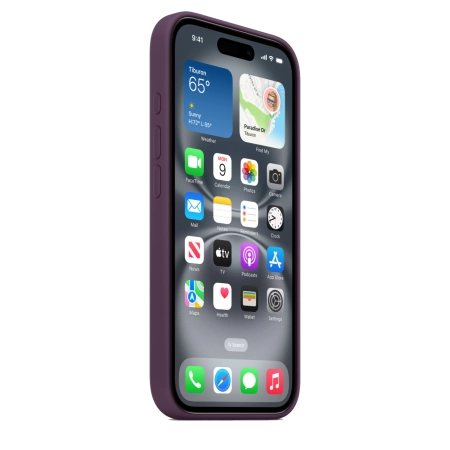 Чехол для iPhone 16 Silicone Case with MagSafe - Plum