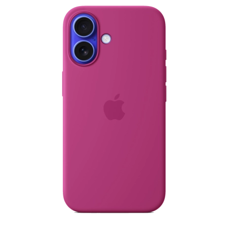 Чехол для iPhone 16 Silicone Case with MagSafe - Fuchsia