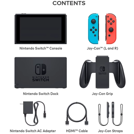 Игровая приставка Nintendo Switch OLED Neon Blue/Neon Red
