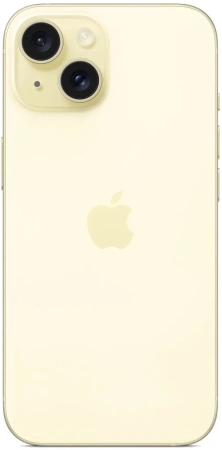 Смартфон Apple iPhone 15 256GB nano-Sim + eSim Yellow